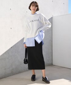 UNFILO スウェットライクロゴニット