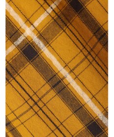 CRAFT STANDARD BOUTIQUE 先染めチェック（小）バンドカラー袖ＲＩＢ　ＯＰ