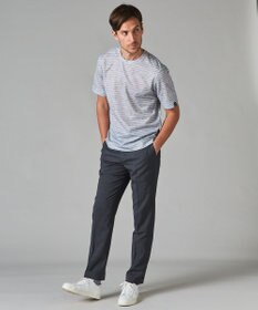 GOTAIRIKU ロングセラー【洗える/折り目加工/シワになりにくい/ウエストアジャスター】ウォッシャブル サマーウール100％パンツ_定番色(ノータック)23/24年モデル