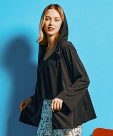 San-ai Resort（三愛水着楽園） 【UPF50＋】【吸水速乾】フーディ羽織り　M　　【San-ai Resort（サンアイリゾート）】