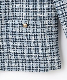 J.PRESS LADIES ファニーツイード ノーカラー ジャケット