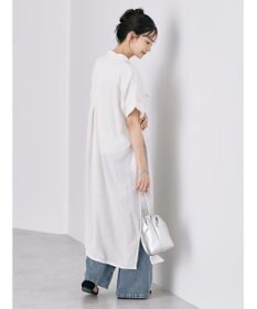 AMERICAN HOLIC 楊柳Ｗポケット開襟ワンピース