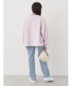 earth music&ecology サイドボタンダンボールプルオーバー