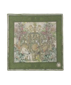 MOONBAT SWASH LONDON(スウォッシュロンドン） シルクツイルスカーフ GATE 68×68cm 日本製