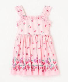 ANY KIDS ストライプ×フルーツ ワンピース 水着