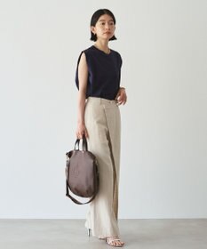 russet 《トートバッグ人気NO.1モデル》スリム2WAYトートバッグ <エンボスモノグラム>(CE-1611)