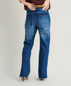 woadblue 【157】SLIT STRAIGHT REMAKE PANTS デニムパンツ