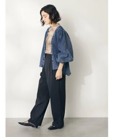 CRAFT STANDARD BOUTIQUE デニムギャザーヨークブラウス