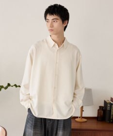 WEGO ルーズシルエットボックスシャツ（LS）