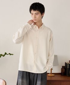 WEGO ルーズシルエットボックスシャツ（LS）