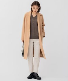 23区 L CARIAGGIウールカシミヤ Vネック ニット