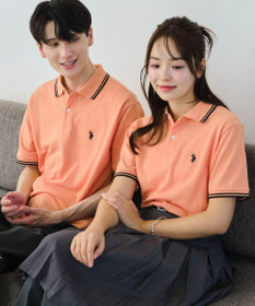 WEGO 【26年春夏新カラー登場/ユニセックス着用ITEM/SMLサイズ展開】U.S. POLO ASSN.別注ラインポロシャツ