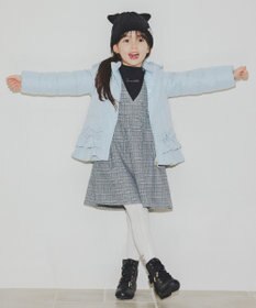 ANY KIDS 【洗濯機OK】中綿リボンコート