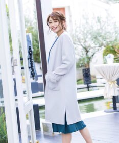 Tiaclasse L 【洗える】大人の洗練ドレープワンピース