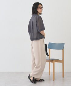 AMERICAN HOLIC シアーショート丈開襟シャツ