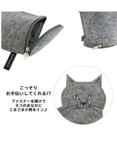 ROOTOTE 3622【ネコポーチ】EU.ウイズルー.オスワリネコ-B