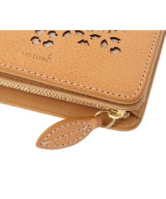 genten フラッターカットワーク 二つ折り財布