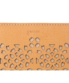 genten フラッターカットワーク 二つ折り財布