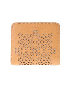 genten フラッターカットワーク 二つ折り財布