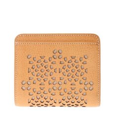 genten フラッターカットワーク 二つ折り財布