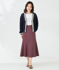 ANY SIS 【洗える】カラーMIXシャンブレー スカート