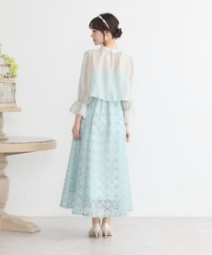 earth music&ecology SET2点シアーブラウス＋3Dレースワンピース
