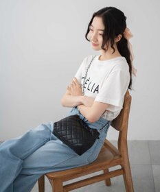 WEGO サイドリボンキルティングショルダー