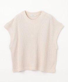 ANY 【洗濯機可】フレンチスリーブニットソー