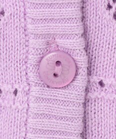 組曲 KIDS 【150-160㎝】フラワーアイレット カーディガン