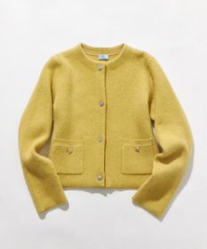 組曲 S 【手洗い可】フラッフィーファーニットジャケット