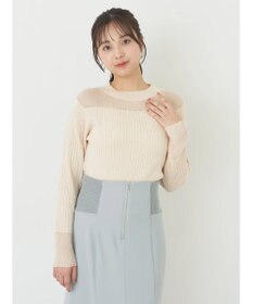 earth music&ecology 部分シアーニットプルオーバー