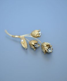 monshiro チューリップブローチ