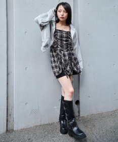 WEGO ドロストデザインキャミワンピース