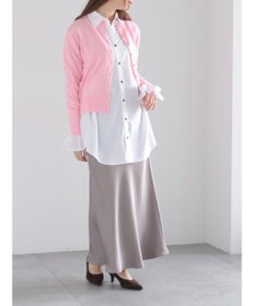 Te chichi ピンタックフレアカフスシャツ