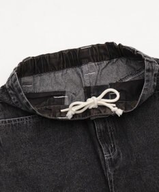 WEGO 【ユニセックス着用YD/ウエスト調整可/MLサイズ展開】グラフィックデニムパンツ