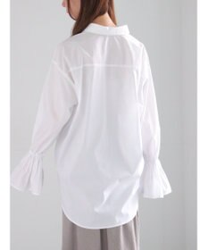 Te chichi ピンタックフレアカフスシャツ