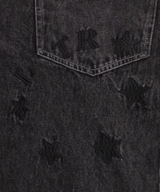 WEGO 【ユニセックス着用YD/ウエスト調整可/MLサイズ展開】グラフィックデニムパンツ