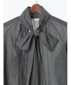 Te chichi シアーデニムボウタイブラウス