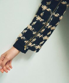 GRACE CONTINENTAL フェザーチェックツイードコート