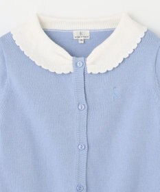 組曲 KIDS 【110-140㎝】リボンカラー カーディガン