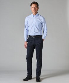 GOTAIRIKU 春夏向け【形態安定】SUMMERPREMIUMPLEATS_ボタンダウン 長袖ドレスシャツ