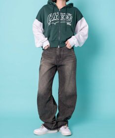 WEGO チアロゴWジップパーカー