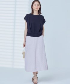 組曲 L 【WEB限定】コンシャスジャージーフレンチスリーブカットソー