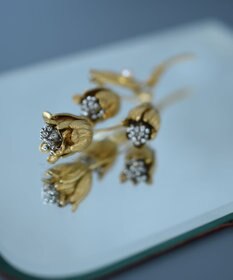 monshiro チューリップブローチ