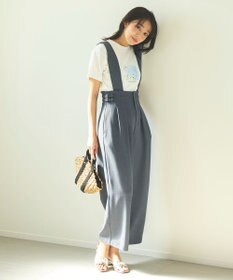 Feroux フラワーフォトプリント Tシャツ