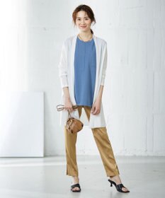 ICB L 【洗える】ガスコットンハイゲージ ノースリーブニット