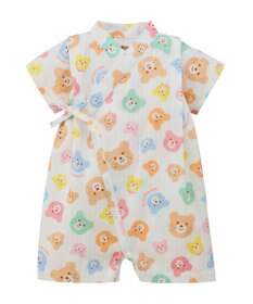 MIKI HOUSE HOT BISCUITS 【60-80cm】総柄 甚平オール