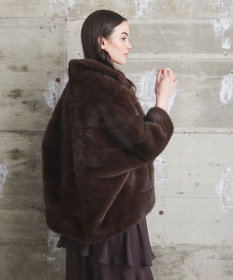 GRACE CONTINENTAL 【LOU ANDREA】フェイクショートコート