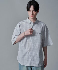 WEGO ワンポイントチェックシャツ（SS）