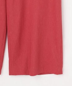 J.PRESS LADIES L 【WEB限定・人気素材・セットアップ対応】セルロースリネンストレッチ ワイドストレート パンツ